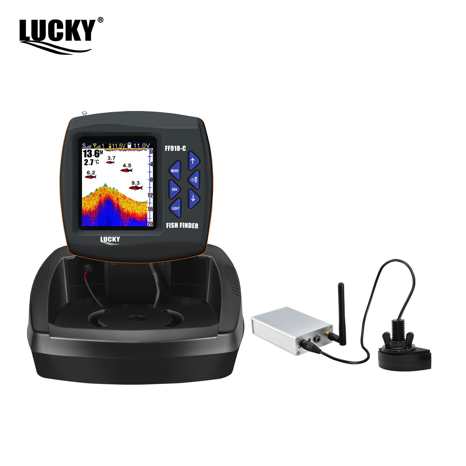 Sonar intelligent detector, high-definition fish finder